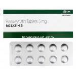 Rozatin-5 ロザチン、ジェネリッククレストール、ロスバスタチン5mg